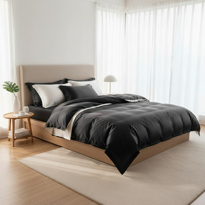 Wohnmarket® Seidenbettwäsche-Set