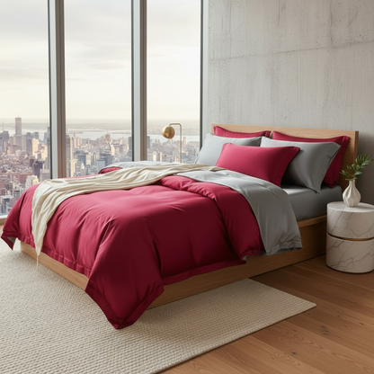 Wohnmarket® Seidenbettwäsche-Set